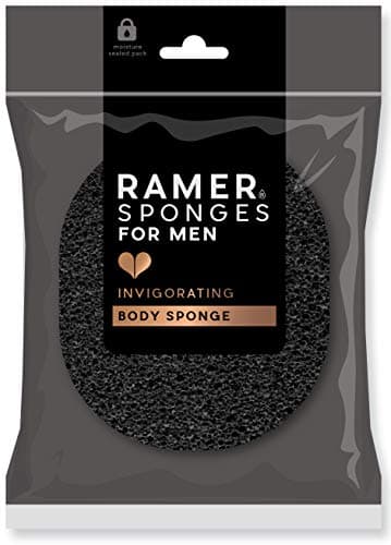 Image of Ramer for Men Invigorating Body Sponge - Black