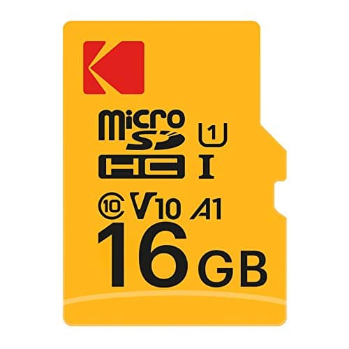 Image of KODAK 16GB Class 10 UHS-I U1 MicroSDHC Card with Adapter 10x Write Speed
