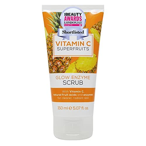 Image of Creightons Vitamin C Superfruits Glow Enzyme Scrub (150 ml) - An Energising and Exfoliating Scrub with Vitamin C, Natural Fruit Acids and Enzymes for Clearer, Radiant Skin