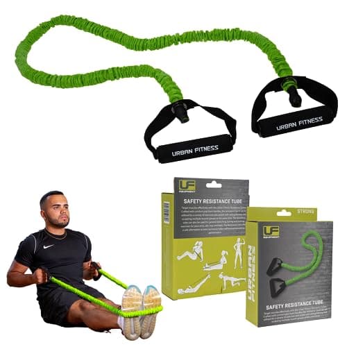 Image of Urban Fitness Training Gym Fitness Safety Resistance Tube (Small (Green))