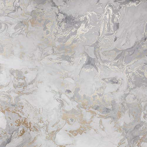 Image of Swehooirt Marble Wallpaper Features Gold Metallic Highlights Cream and Gold Wallpaper for Living Room Feature Wall Bedroom Hallway