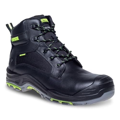 Image of Apache Dakota Men's Safety Boot | Size 10 UK | Waterproof and Breathable | Non Metallic Toe Cap and Midsole Protection | Heat Resistant | PU Comfort Insole