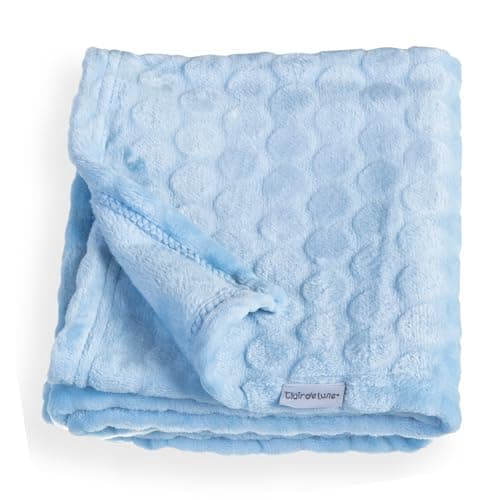 Image of Clair de Lune Marshmallow Baby Blanket (Blue)