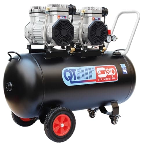 Image of SIP QT Air Compressor Ultra Low Noise Oil-Free Direct Drive, 230V 100L 3hp 2.2kW 116psi 8 Bar 16CFM
