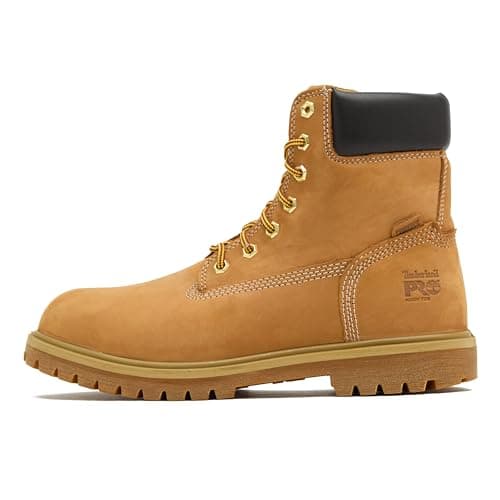Image of Timberland PRO Men's 6 in Iconic Work Boot S3 Fire and Safety Shoe, Wheat, 10 UK