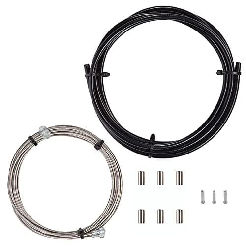 Image of Vitel Cycles Universal Brake Cable Kit Front and Rear Set with Black Housing for Shimano/Sram Mountain | Hybrid | Road Bike