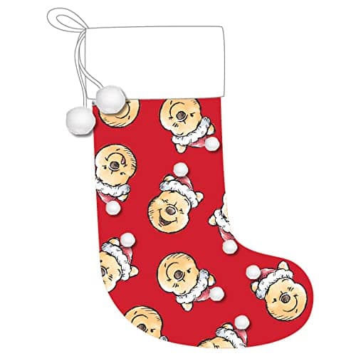Image of Disney Winnie Pattern Christmas Stocking - XM9669