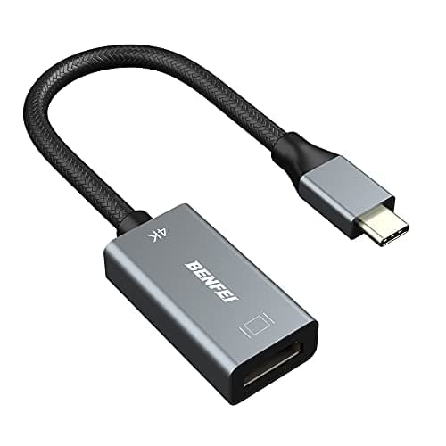 Image of BENFEI USB C to HDMI Adapter 4K@60Hz Thunderbolt 3 to HDMI Adapter for MacBook Pro 2019/2018/2017, MacBook Air/iPad Pro 2018, Samsung Galaxy S10/S9[Aluminum alloy shell & nylon cable]