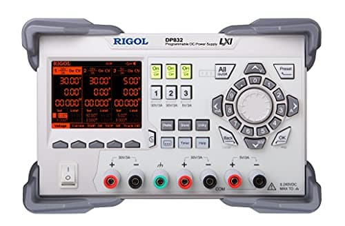 Image of RIGOL DP832 Programmable DC Voltage Regulator, 3 Channels, 195W, 30V/3A || 30V/3A, 5V/3A, Resolution 10mV/10mA, Constant Current Source, Constant Voltage Source