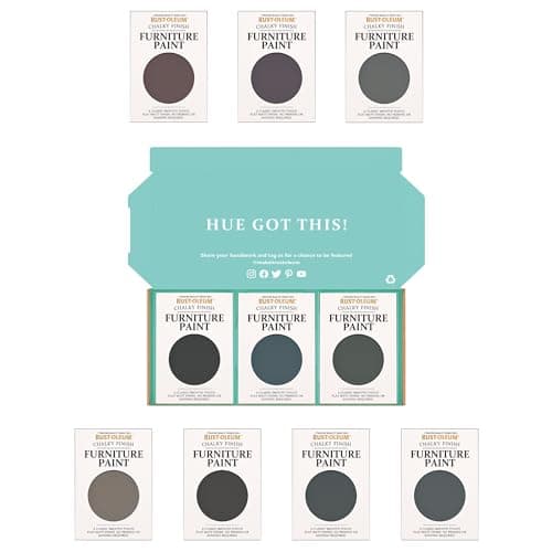 Image of Rust-Oleum Furniture Paint in Chalky Finish – Moody Darks Tester Box