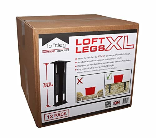 Image of Loft Legs Insulation Spacer, Raised Storage Boarding, loftlegs, Stilts, legs… (XL x 24)