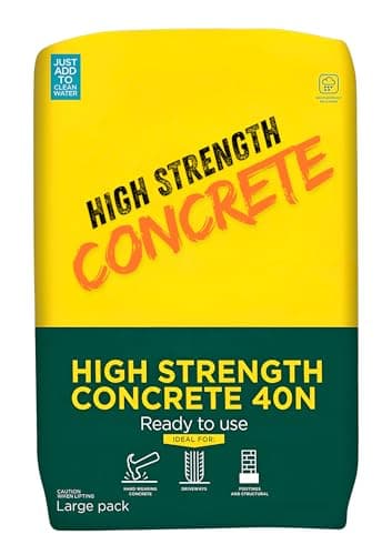 Image of High Strength Concrete 20kg Bag – Ready to Use Cement Mix for Driveways, Footings, Paths & Structural Jobs – Just Add Water