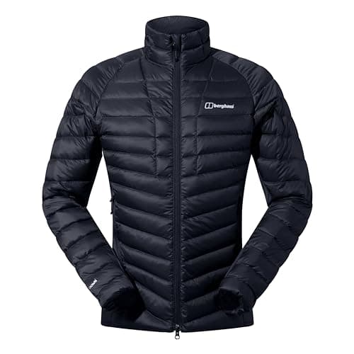 Image of Berghaus Men's Tephra Stretch Reflect 2.0 Down Jacket | Extra Warmth | Packable | Polartec Insulated Jacket, Black/Black, L