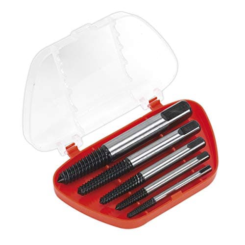 Image of Sealey Ak722 Screw Extractor Set 5Pc Helix Type