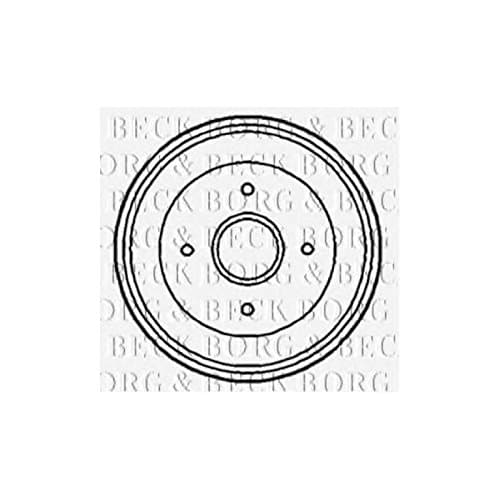 Image of Borg & Beck BBR7188 Rear Brake Drum To Fit Ford Escort 95-