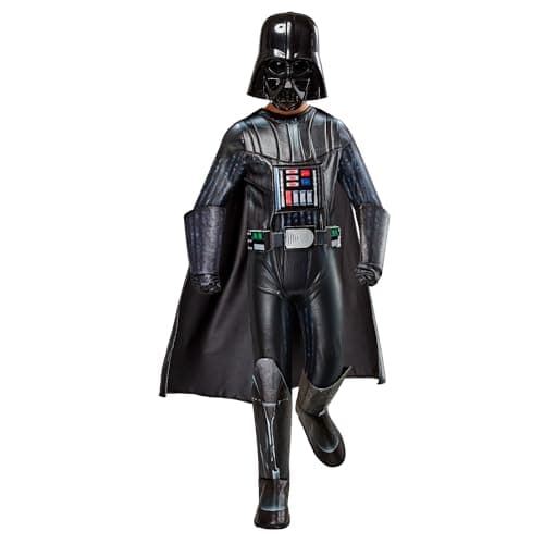 Image of Rubies 1000673S000 Darth Vader Premium Kids Fancy Dress, Boys, Multi, 7-8 Years Halloween Halloween