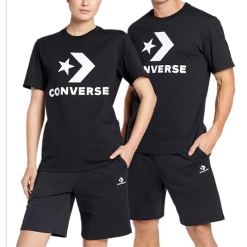 Image of Converse Women's Star Chevron T-Shirt, Black, XS