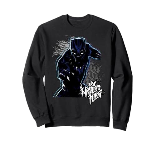 Image of Marvel Black Panther Warrior King Color Pop Claw Sweatshirt