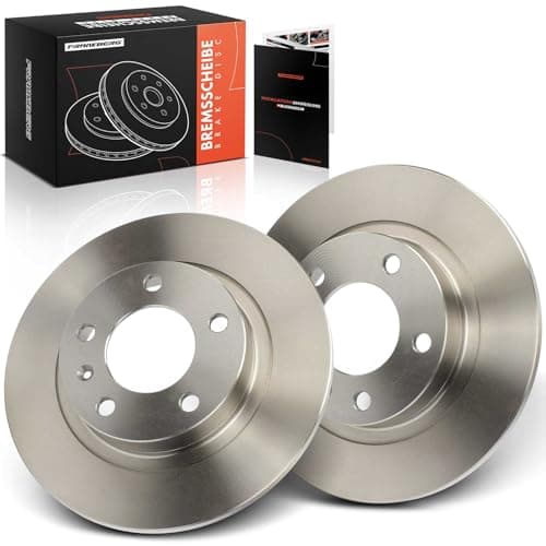 Image of Frankberg Brake Disc Set incl. 2x Discs Rear Solid Ø264mm Compatible with Adam M13 Corsa E X15 Corsa D S07 Replace# 93190227, 569418