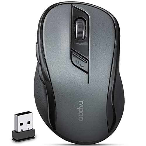 Image of Rapoo M500 Silent Multi-mode Wireless Optical Mouse - Black