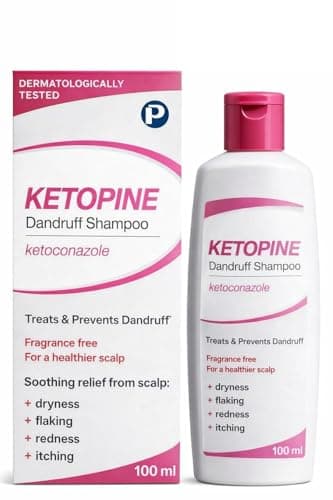 Image of Ketoconazole 2% Medicated Shampoo – Anti-Fungal Anti-Dandruff Shampoo for Itchy, Flaky Scalp, 100ml