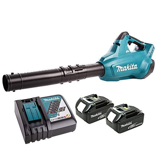 Image of Makita DUB362 Twin LXT 18v 36v Li-Ion Brushless Leaf Blower 2 x 5.0ah +Charger