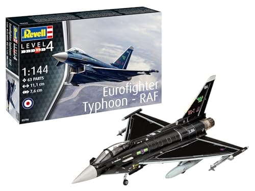 Image of Revell 03796 Eurofighter Typhoon - RAF 1:144 Scale Unbuilt/Unpainted Plastic Model Kit