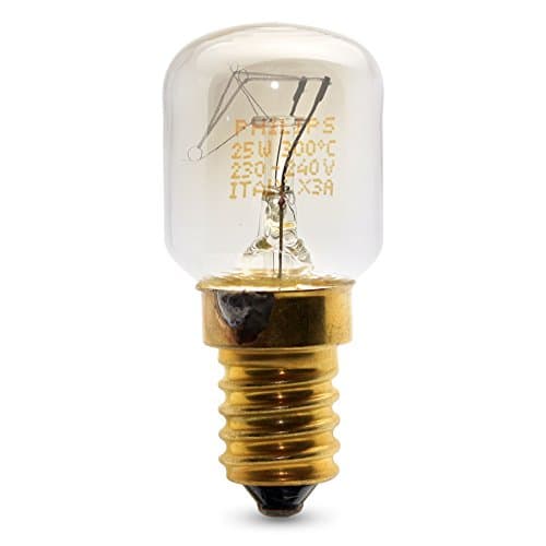 Image of 3 x PHILIPS 25w SES E14 Small Screw Cap Pygmy Lamps >300 Degree C Microwave / Oven Rated Light Bulbs Pack