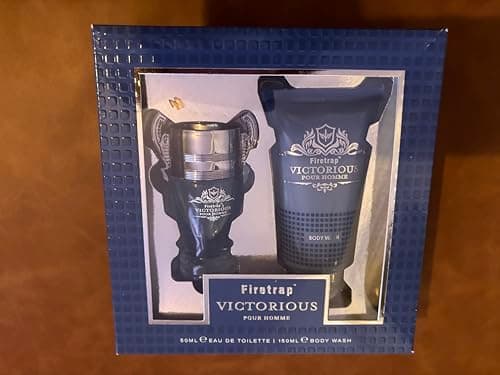 Image of Firetrap Victorious Pour Homme Men's Gift Set, Eau De Toilette 50ml with Body Wash 150ml