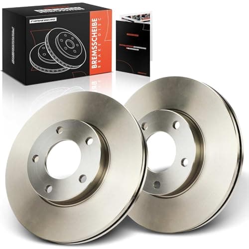 Image of Frankberg Brake Disc Set incl. 2x Discs Front Vented Ø278mm Compatible with 3 BL BK 2003-2013 5 CR CW 2005-2023 Replace# C24Y3325XC, C24Y3325XB