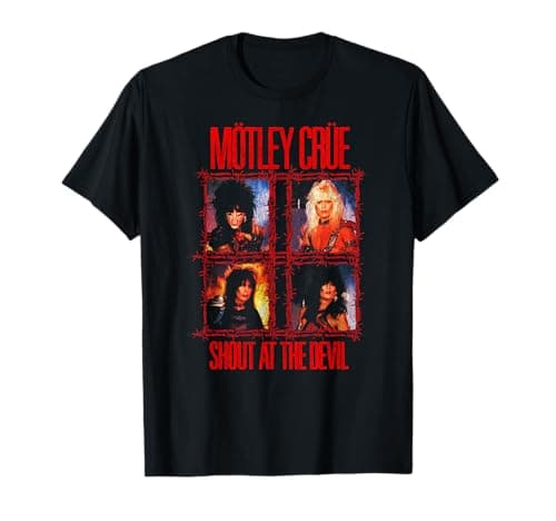 Image of Mötley Crüe Shout At The Devil Wire T-Shirt