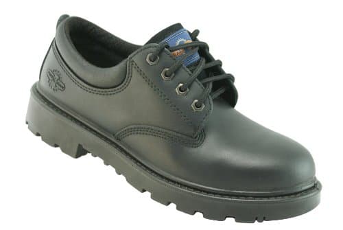 Image of Rock Fall ProMan Austin Black Fibre Glass Toe Cap Black Boot, Fully Waterproof Safety Boots, SRC Slip Rated Work, Shock Absorbing Midsole and Lightweight UK 10