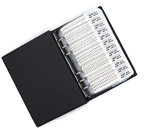 Image of Fasizi 1% 1206 SMD Resistor Assorted Folder (0 ohm-10M ohm) 170value x 50pcs = 8500pcs sample book
