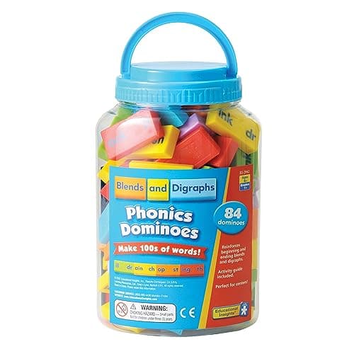Image of Learning Resources Phonics Dominoes - Blends & Digraphs