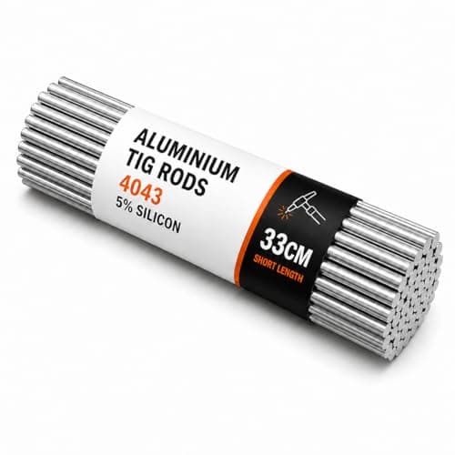 Image of BMF DIRECT 4043 Aluminium TIG Welding Rods 33cm Filler Wire 5% Silicon for TIG Welding (50, 2.4mm)