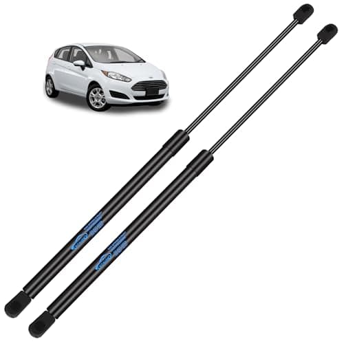 Image of Koaudb 2Pcs Boot Struts for Ford Fiesta MK7 2008-2017 Rear Tailgate Boot Gas Struts Lift Support System Gas Strut Heavy Duty Car Gas Struts Rear Tailgate Boot Replace #8A61A406A10AB, 8A61 A406A10 AC