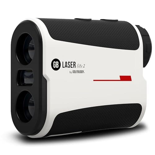 Image of GolfBuddy GB LASER Lite 2 Rangefinder with Slope On/off Functionality - 800 Yards with Carry Case, White