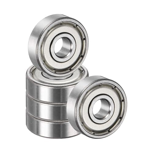 Image of sourcing map 5 Pack 625ZZ Deep Groove Ball Bearings, 5x16x5mm Chrome Steel Double Shield Bearing for Electric Motor, Home Appliances, Garden Machinery, (ABEC5)