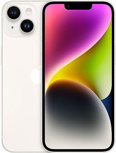 Image of Apple iPhone 14, 128 GB - Starlight - (Refurbished)
