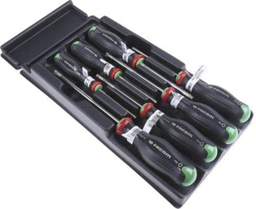 Image of Facom MOD.ATX PROTWIST® Screwdriver Modules for Torx Plus® Screws in Thermoformed Shell 840 g Black