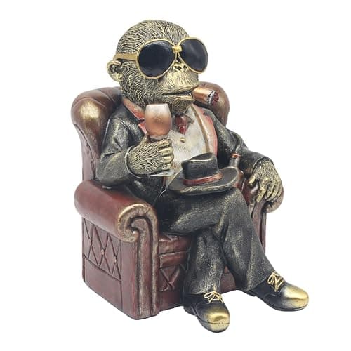 Image of Lesser & Pavey Gorilla Home Decor Figurines & Ornaments For Home & Office | Decorative Home Accessories Statues For Indoor & Outdoor | Lovely Gifts for Women & Men