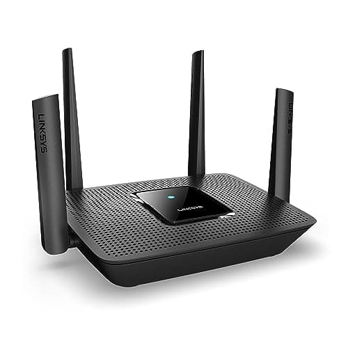 Image of Linksys MR9000 Tri-Band Mesh WiFi 5 Router (AC3000) - Works with Velop Whole Home WiFi System - Wireless Gaming Router with 4 Gigabit Ethernet Ports, MU-MIMO, Parental Controls via Linksys App