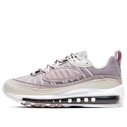Image of Nike W Air Max 98 Women's Running Shoes, Silver Lilac Black Platinum Violet Platinum Tint White, 4.5 UK