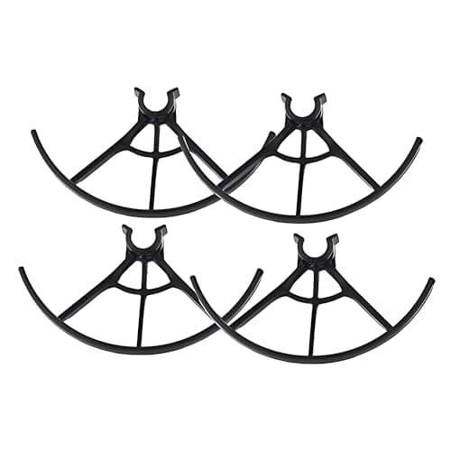 Image of DJI Tello Propeller Protector, 4pcs Black Plastic Drone Propellers Blades Guard Protective Cover