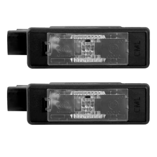 Image of WEGOLD 6340F0 Number Plate Lamps, 3200K License Plate Light Replacement for Peugeot 207 CC 208 2008 308 3008 508 5008 Citroen C3 C4 C5, Replace 6340G3 9682403680 9661480980