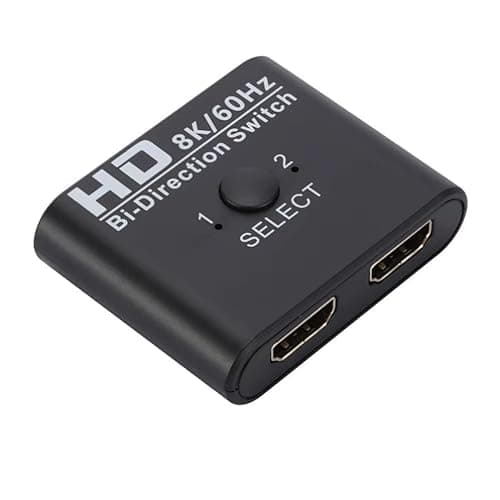 Image of Western Gadget® 8K 60Hz & 4K 120Hz HDMI Switch Splitter, Bi-Directional 2 In 1 Out / 1 In 2 Out, HDMI 2.1 Adapter compatible with PS5/PS4/Xbox/TV/TV Stick/PC/Projector/3D/HDR10+ (8k 60Hz and 4k 120Hz)
