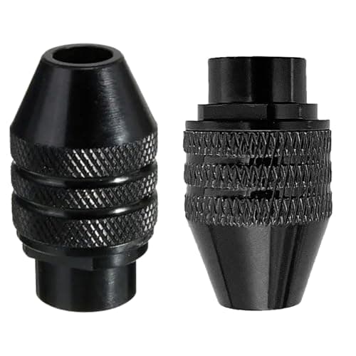 Image of Drill Chuck - Metal 3-Jaw Keyless Quick Change | Electric Tool Chuck | for Driver, Rotary Hammer, Repair, Lathe, Milling Machine Projects Metalworking