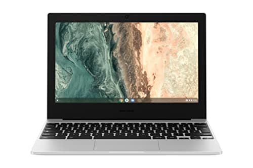 Image of Samsung Chromebook Go (Wifi) Laptop | Anti-Glare 11.6 Inch HD LED Display with 180° hinge| Intel Celeron N4500 | 4 GB RAM | 64 GB eMMC| Chrome OS | Silver | Memory Card Slot
