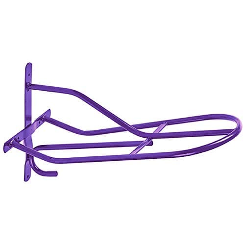 Image of Perry Equestrian No.524 Wall Mounted Standard Saddle Rack, Purple