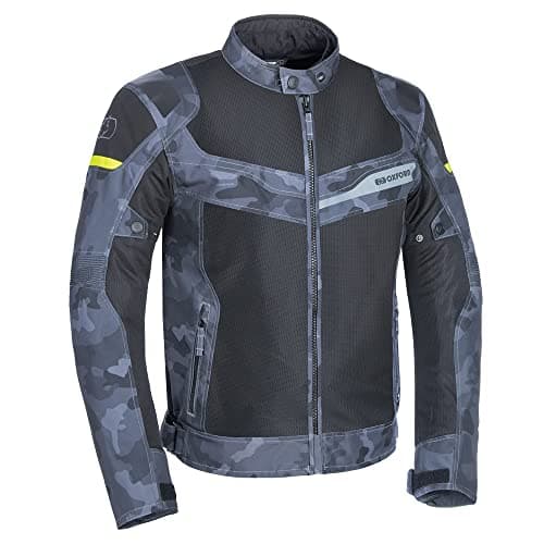 Image of Oxford Men's Dakar Dry2Dry Air Motorcycle Jacket Grey Camo L